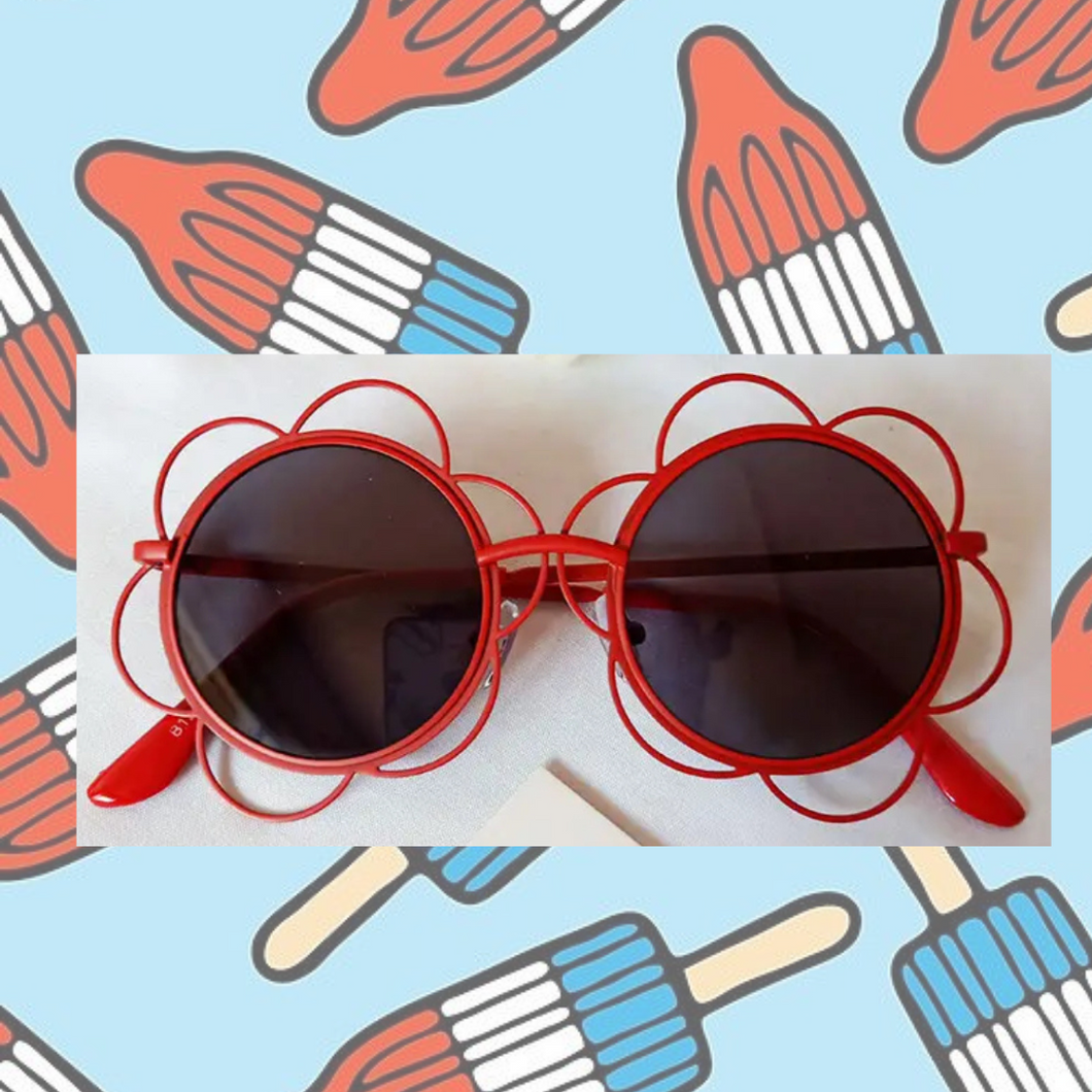 Red Daisy frames